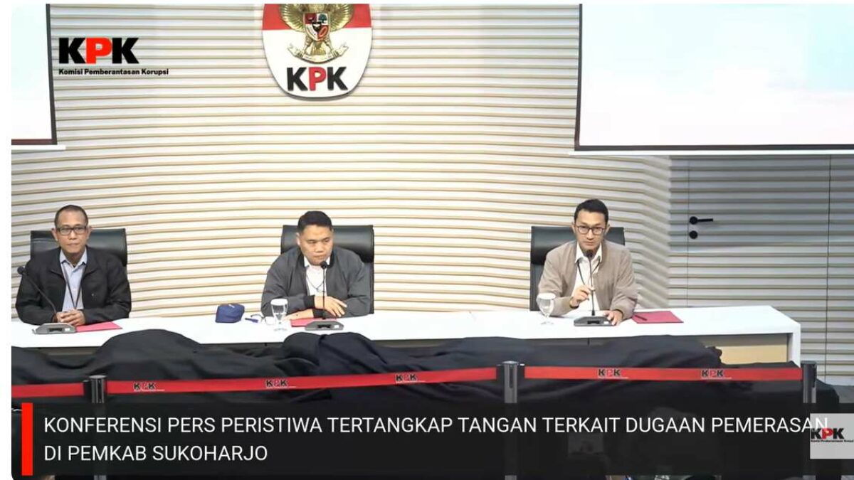 Bupati Sukoharjo Terjaring OTT KPK, Diduga Peras ASN, Pemprov Jateng Pastikan Layanan Tetap Berjalan