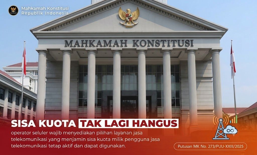 MK Putuskan Operator Wajib Sediakan Layanan agar Sisa Kuota Internet Tetap Bisa Digunakan