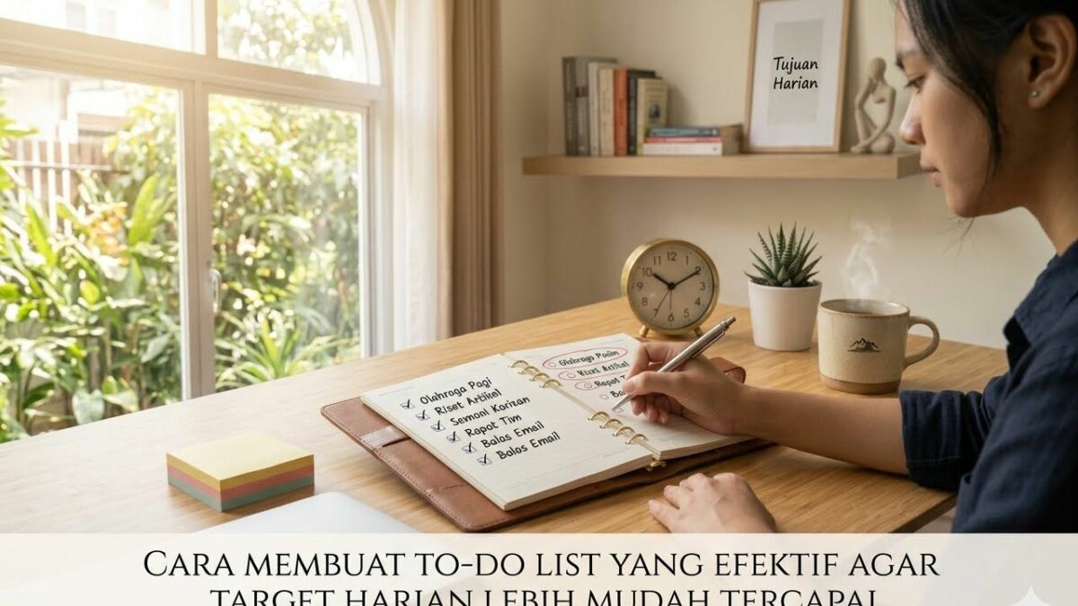 Cara Membuat To Do List yang Efektif agar Target Harian Lebih Mudah Tercapai