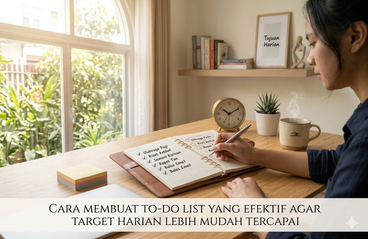 Cara Membuat To Do List yang Efektif agar Target Harian Lebih Mudah Tercapai