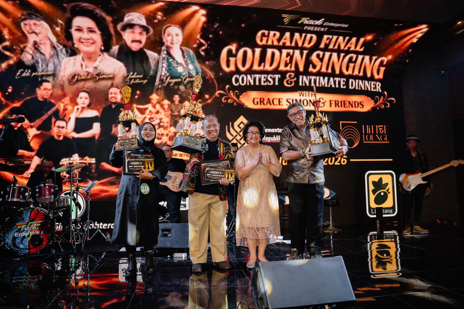 Grace Simon Meriahkan Malang, Golden Singing Contest Diikuti 40 Peserta Senior dari Berbagai Daerah