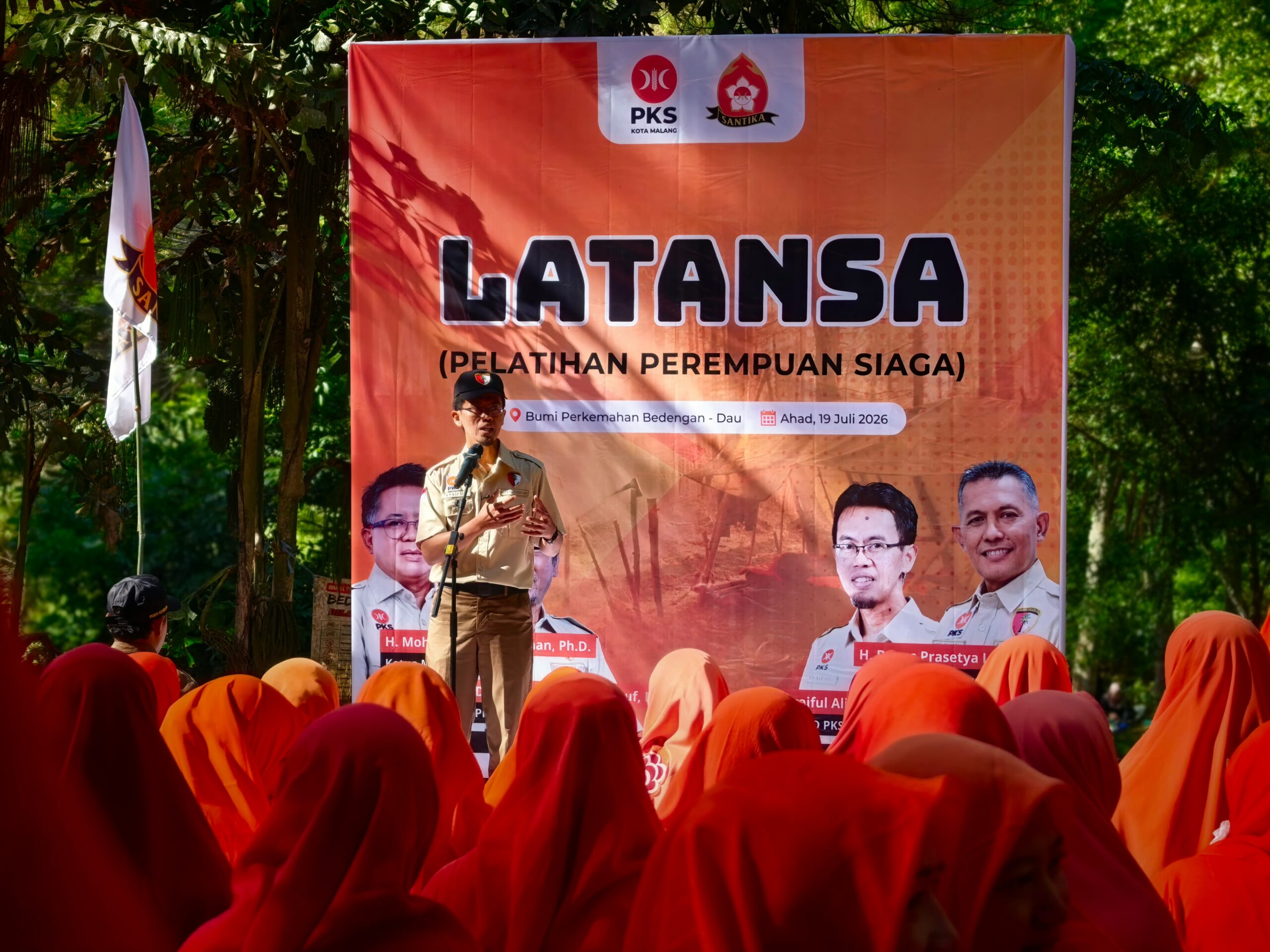 Mencetak  Perempuan Tangguh dan Siaga Darurat, PKS Kota Malang Gelar Pelatihan LATANSA di Bedengan Selorejo