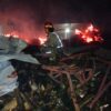 Gudang Kayu di Talangagung Terbakar, Api Cepat Membesar Dipicu Angin Kencang