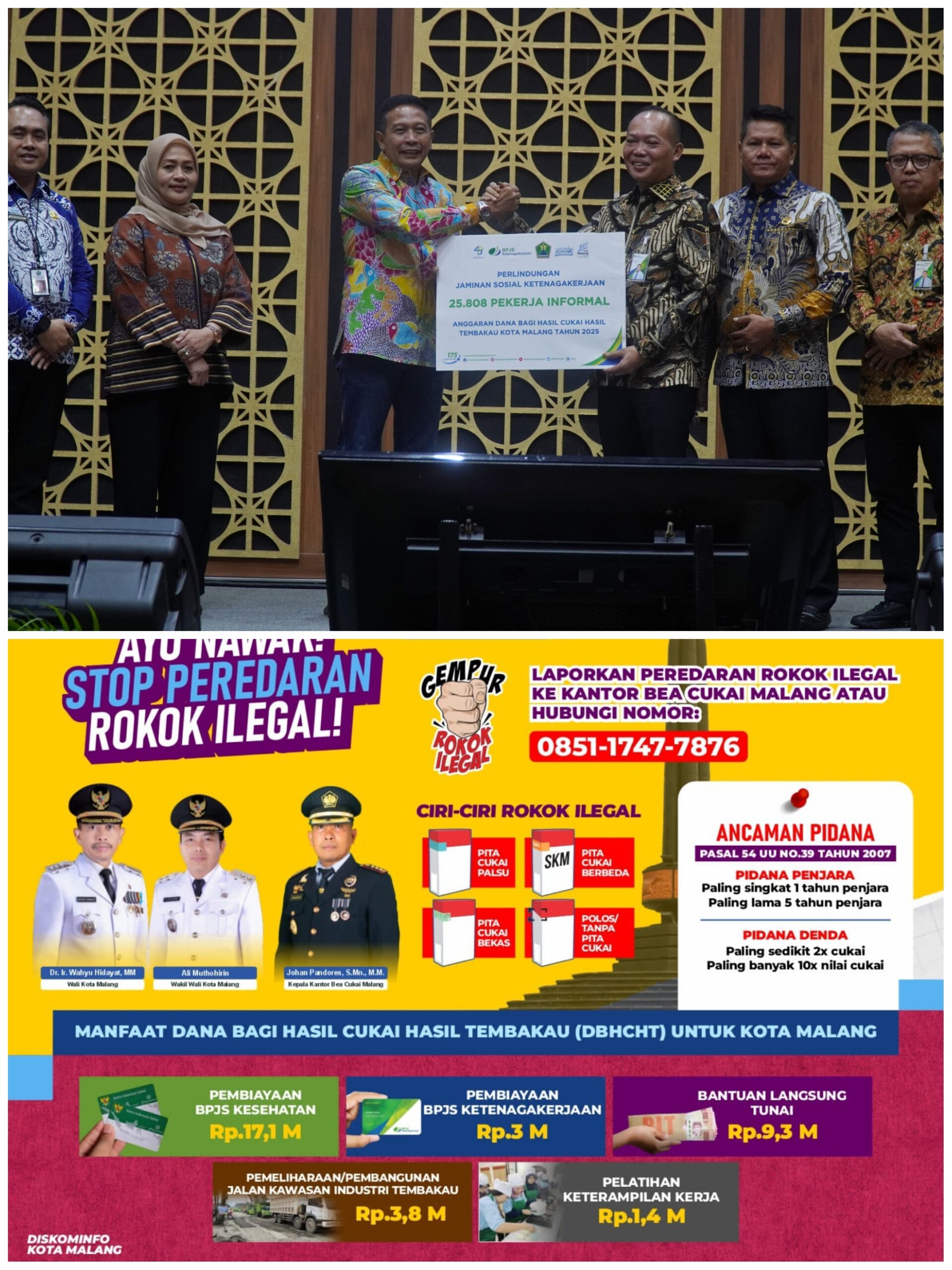 Pemkot Malang Optimalkan DBHCHT untuk Kesejahteraan Masyarakat, Pengelolaan Harus Akuntabel Pemkot Malang Optimalkan DBHCHT untuk Kesejahteraan Masyarakat, Pengelolaan Harus Akuntabel