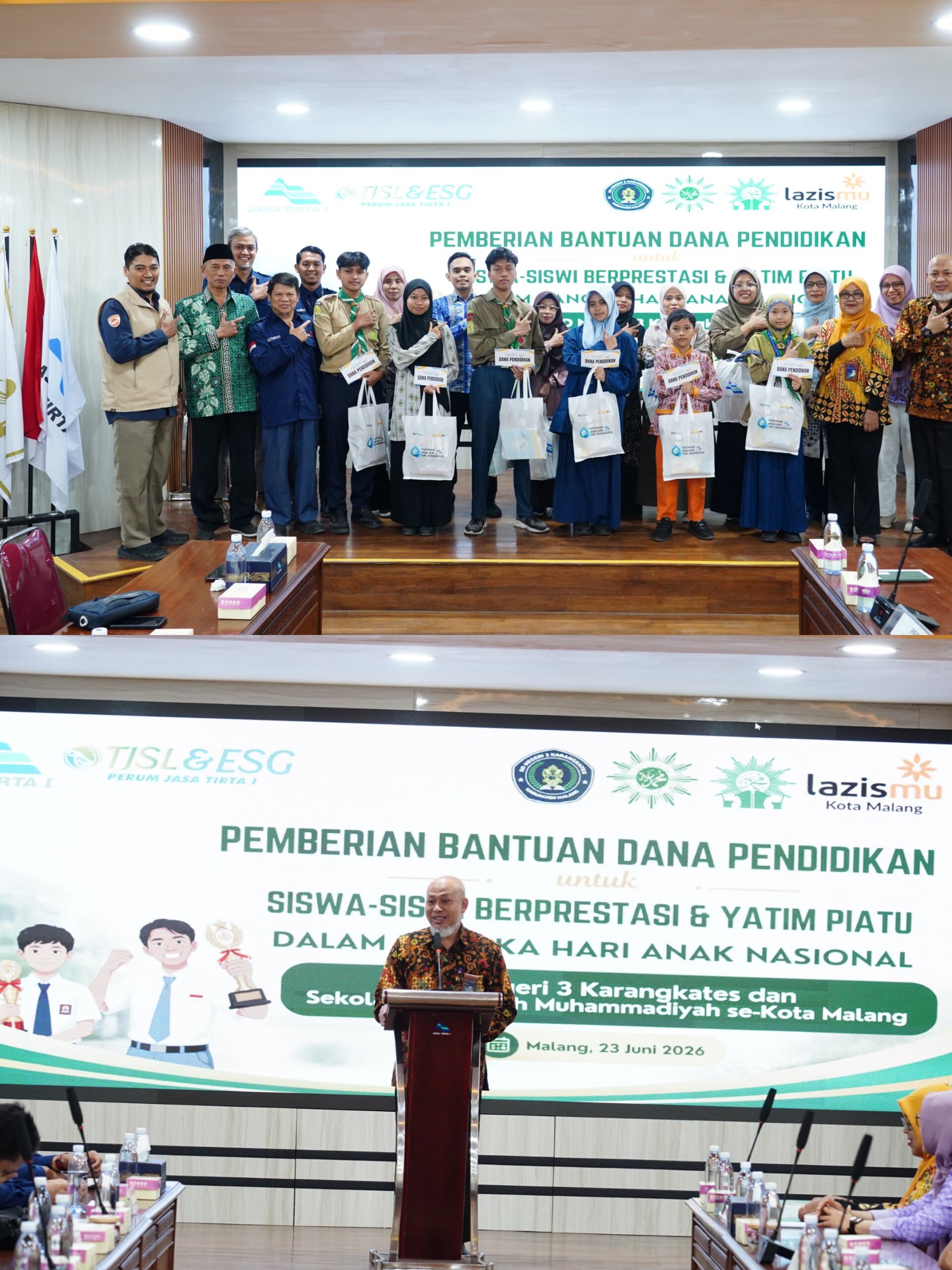 Merayakan Hari Anak Nasional, PJT I Salurkan Bantuan Dana Pendidikan kepada Puluhan Siswa