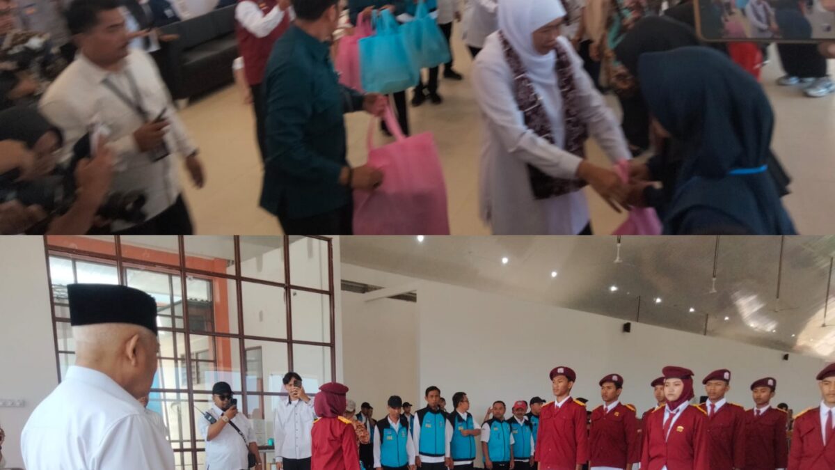 Gubernur Khofifah Hadiri Open House dan MPLS Sekolah Rakyat Terintegrasi 1 Kabupaten Malang