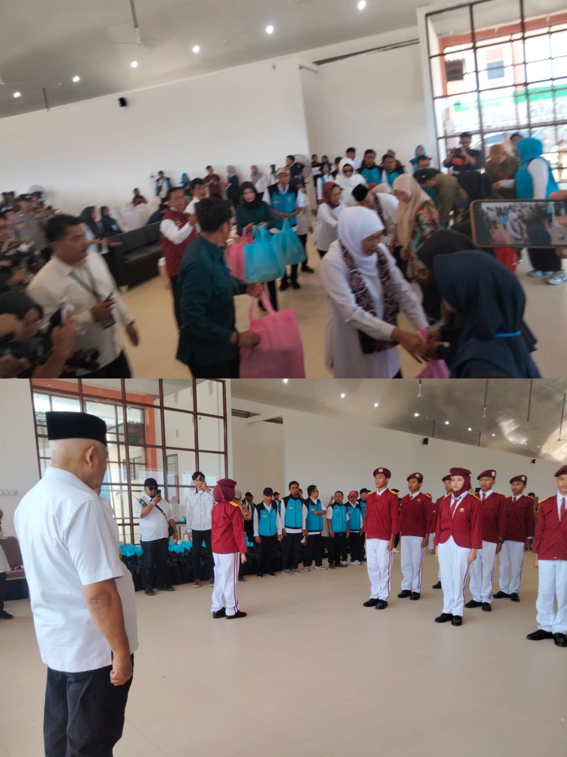 Gubernur Khofifah Hadiri Open House dan MPLS Sekolah Rakyat Terintegrasi 1 Kabupaten Malang