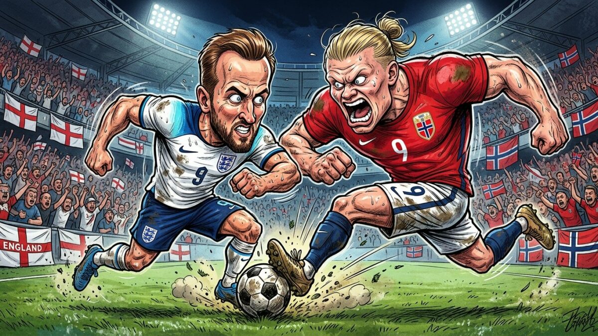 Norwegia vs Inggris: Duel Haaland dan Kane Berebut Tiket Semifinal Piala Dunia 2026