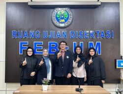Satu Keluarga Kuliah S3 Bersamaan di UM, Risetnya Berbeda