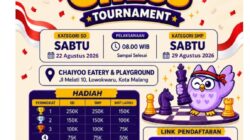 Semarakkan HUT Ke-81 RI, Chaiyoo Gelar Turnamen Catur Pelajar