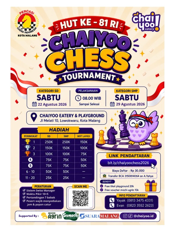 CHAIYOO CHESS TOURNAMENT 2026