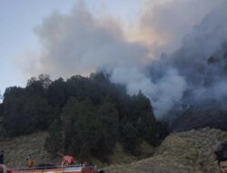 Karhutla Bromo Hari ke-6, Polres Malang Memastikan Kawasan Jemplang Aman