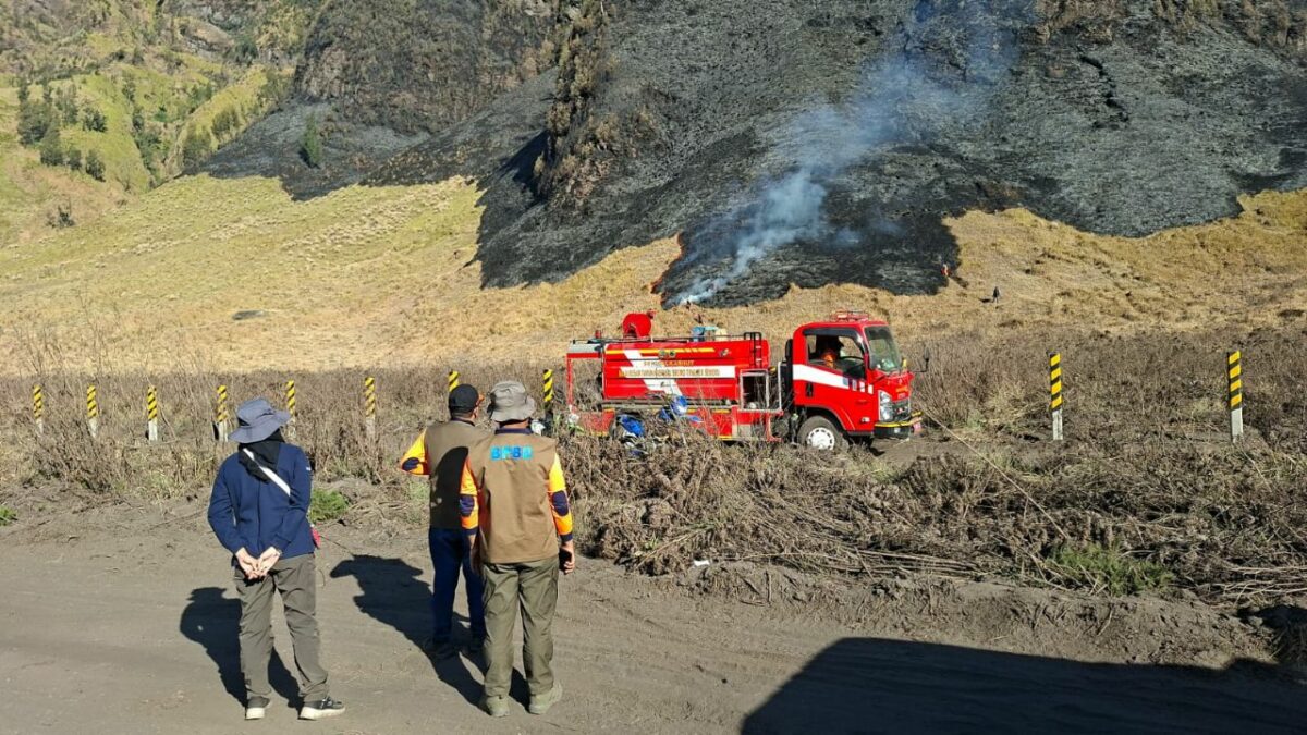 Karhutla Bromo Meluas, Area Terbakar Tembus 520 Hektare
