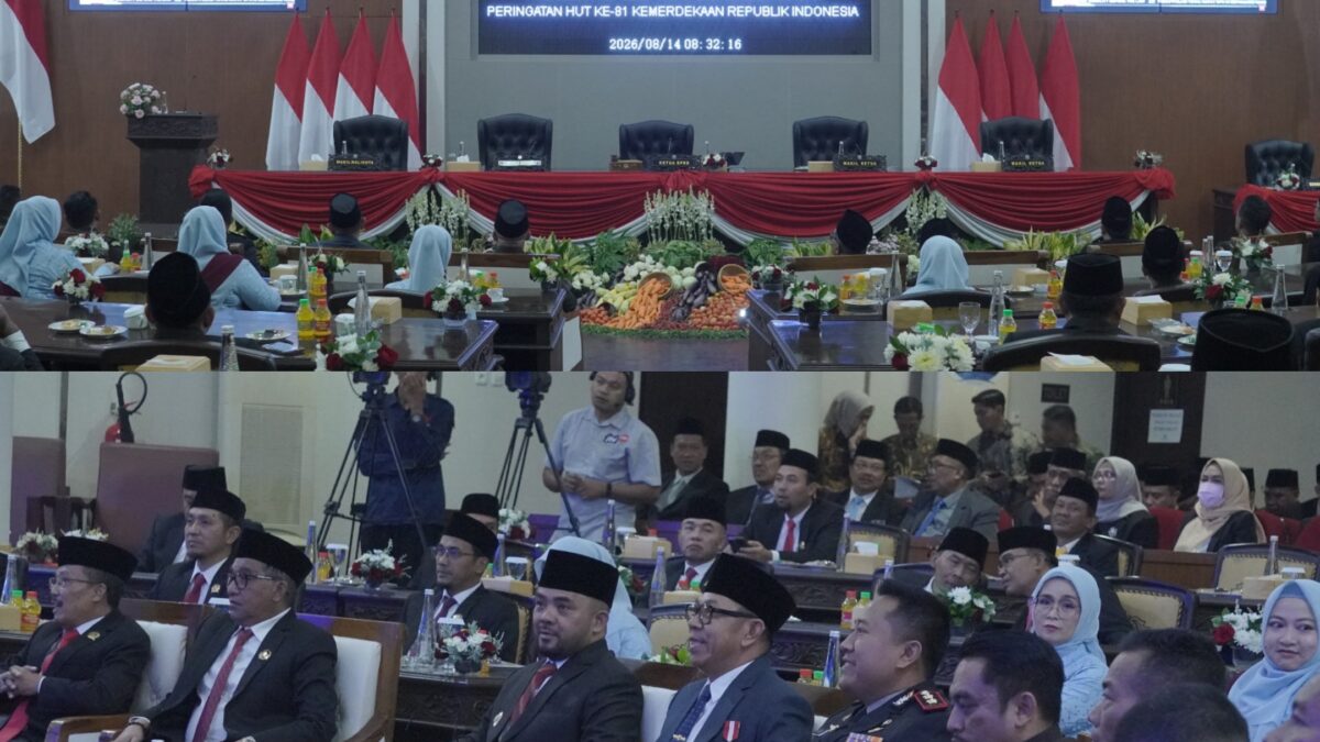 Wali Kota Batu Hadiri Paripurna Istimewa Dengarkan Pidato Kenegaraan Presiden RI