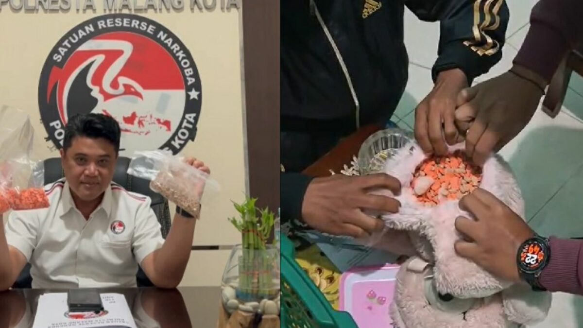 Jaringan Narkoba Malang Dibongkar, 1.461 Ekstasi dan 111 Ribu Pil LL Disita