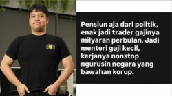Purbaya Tak Lagi Jadi Menteri, Putranya Dorong Kembali Jadi Trader
