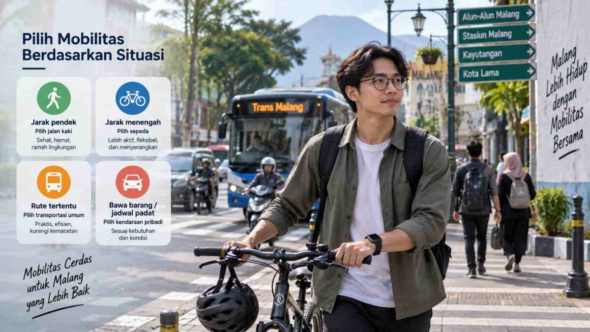 Bike to Work, Jalan Kaki atau Kendaraan Pribadi? Cara Memilih Mobilitas Harian Sesuai Rutinitas