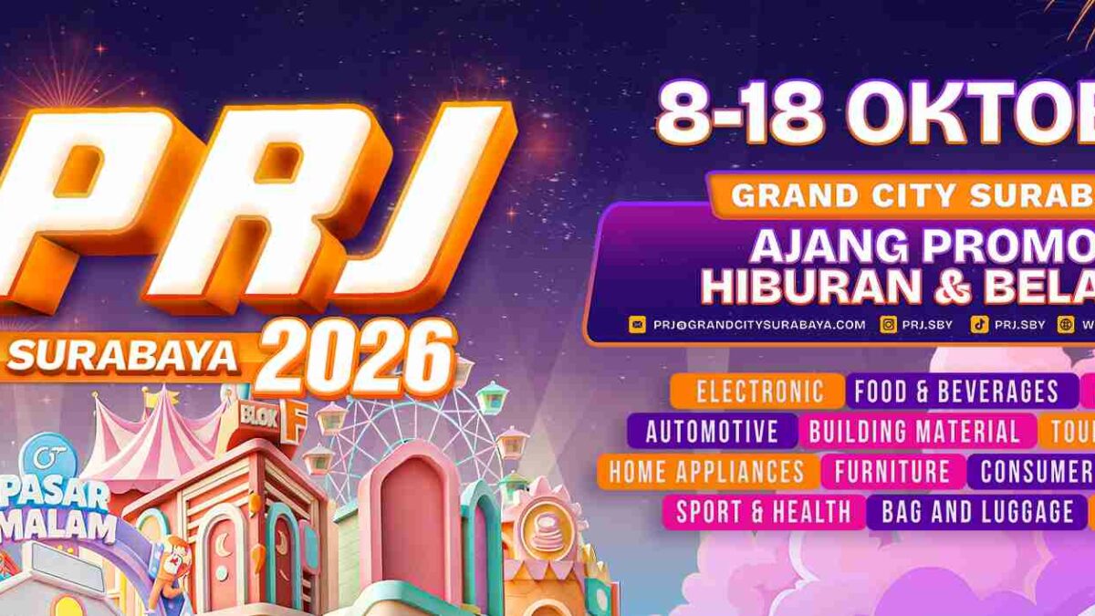 Pekan Raya Jatim 2026 Hadir 8–18 Oktober, Ada Late Night Sale hingga 24.00 WIB