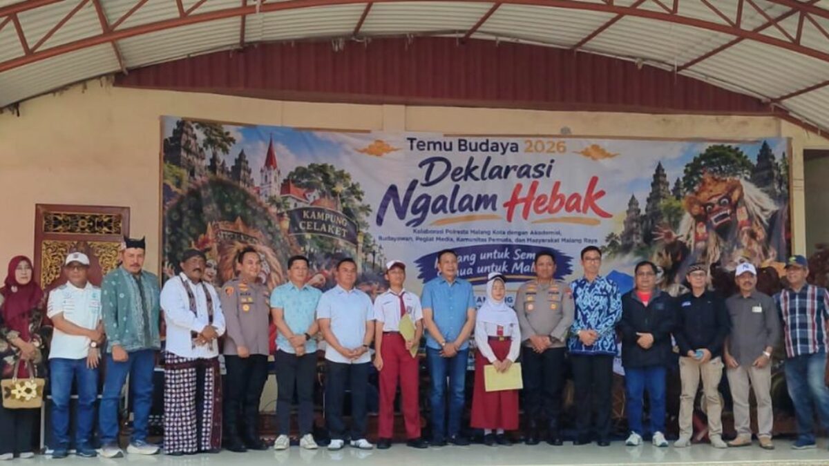 Deklarasi Ngalam Hebak di Kota Malang diikuti lintas unsur masyarakat