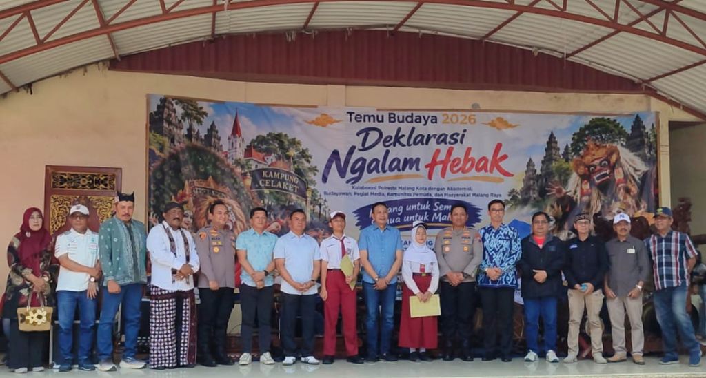 Deklarasi Ngalam Hebak di Kota Malang diikuti lintas unsur masyarakat