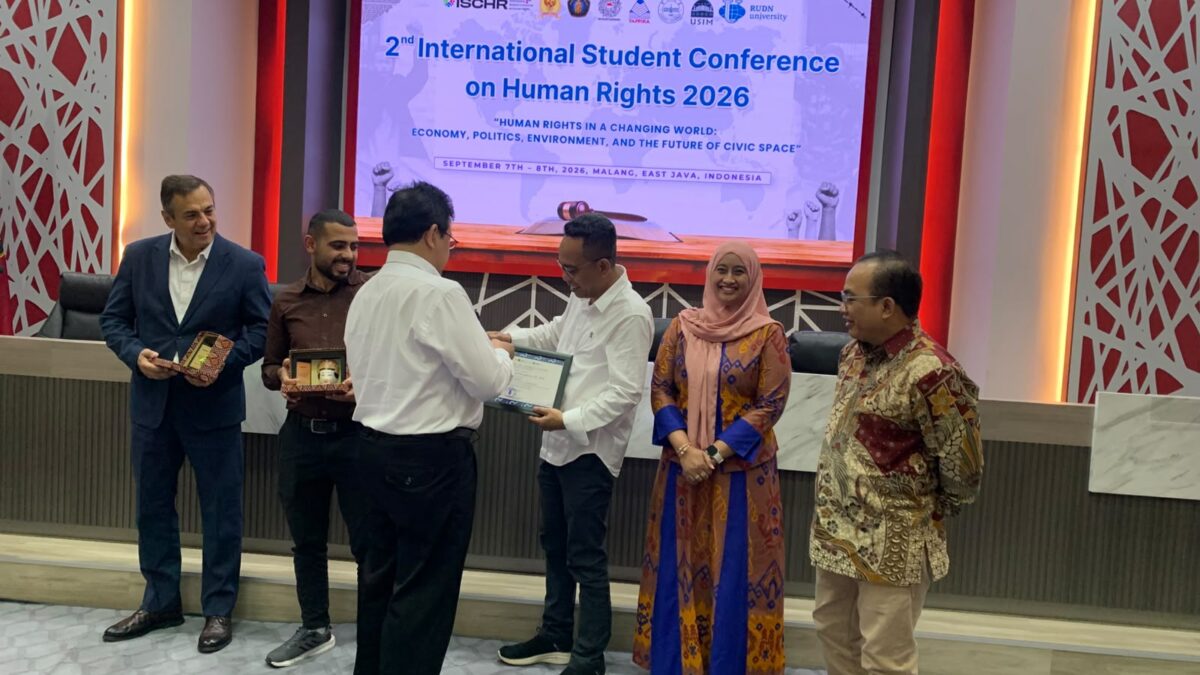 Konferensi Internasional Mahasiswa HAM di FHUB Menyoroti Masa Depan Ruang Sipil