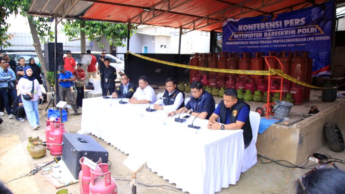 Bareskrim Polri Bongkar Penyalahgunaan LPG Subsidi ke Nonsubsidi, 910 Tabung Diamankan