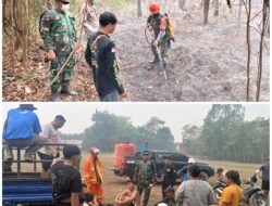 Tim Penyuluh Mabes TNI Terus Aktif Membantu Pemadaman Kahutla di Kabupaten Sintang