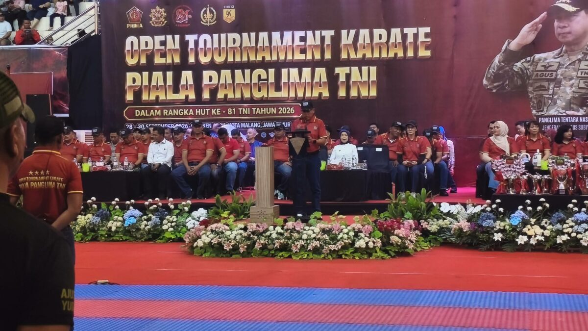 Piala Panglima TNI Jadi Panggung Pembinaan Karate di Malang
