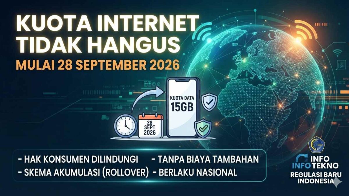 Kuota Internet Tak Boleh Hangus Mulai 28 September 2026, Ini Aturan Barunya