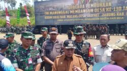 TMMD 130 Malang Bangun Jalan dan Perbaiki 10 Rumah Warga