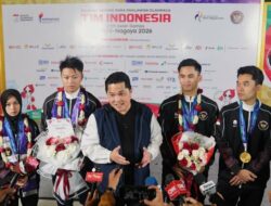 Menpora Erick Sambut Kepulangan Atlet Peraih Emas Asian Games 2026