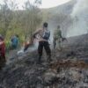 Karhutla Arjuno-Welirang Meluas, Pipa Air Warga Rusak dan Dua Titik Api Muncul di Batu