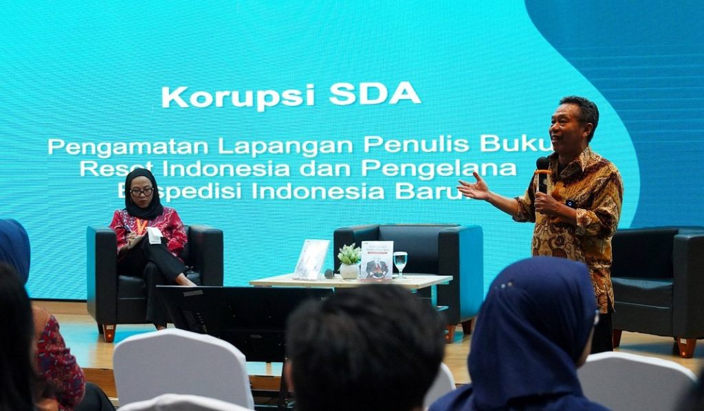 Forum Ruang Literasi KPK membahas risiko korupsi yang memengaruhi kebijakan dan tata kelola sumber daya alam.