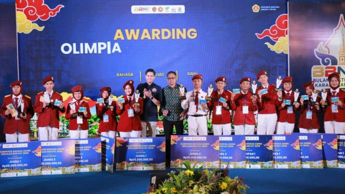 BBNKT Award 2026 Apresiasi Inovasi Sosial Karang Taruna dan Prestasi Siswa Sekolah Rakyat