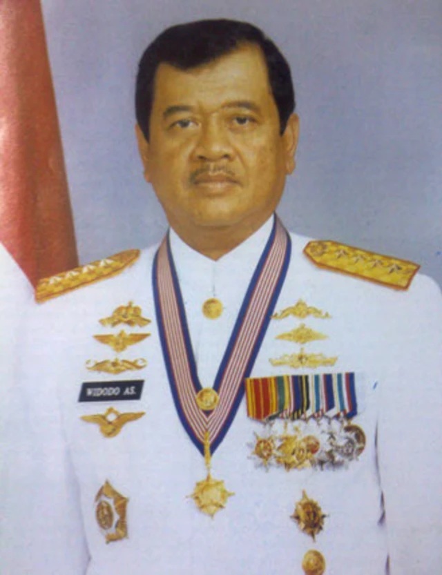 Potret Laksamana TNI Purnawirawan Widodo Adi Sutjipto, mantan Panglima TNI dan Menko Polhukam.