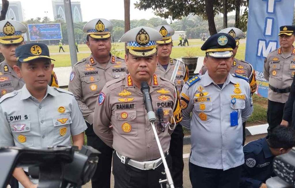 Apel gelar pasukan Operasi Patuh Semeru 2026 di Mapolda Jawa Timur.