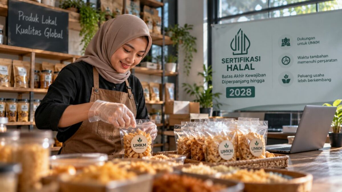Tenggat Sertifikasi Halal Mundur ke 2028, UMKM Butuh Kemudahan Administrasi