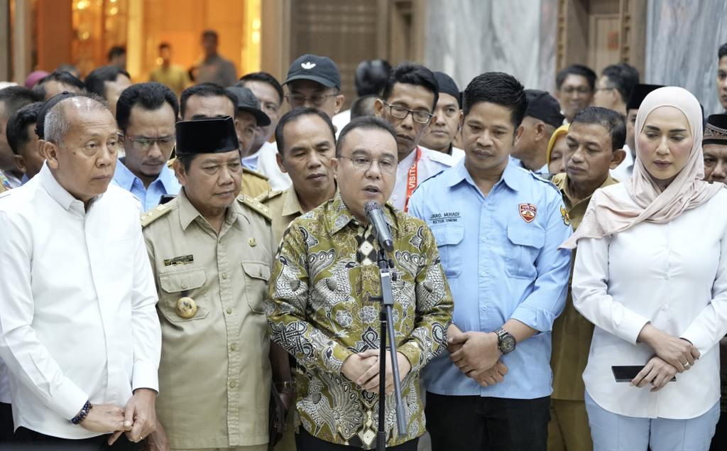 Sufmi Dasco Ahmad menyampaikan pidato Hari Sumpah Pemuda tentang persatuan Indonesia dan tantangan global serta regional.