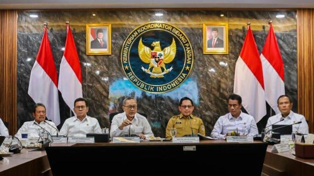 Stok beras dan komoditas pangan di pasar untuk mendukung stabilitas harga menjelang Nataru 2026/2027.
