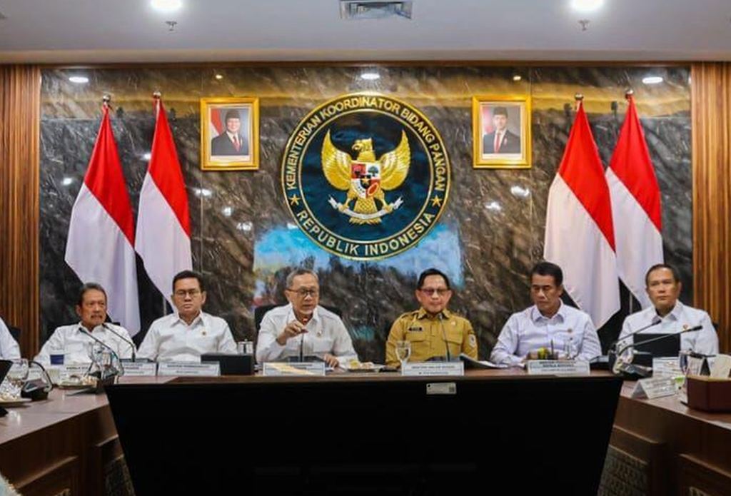 Stok beras dan komoditas pangan di pasar untuk mendukung stabilitas harga menjelang Nataru 2026/2027.