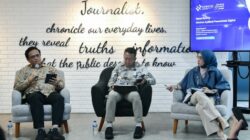 Marroli Jeni Indarto dari Komdigi menyampaikan penjelasan mengenai pengaduan dugaan shadowban dan moderasi konten media sosial.
