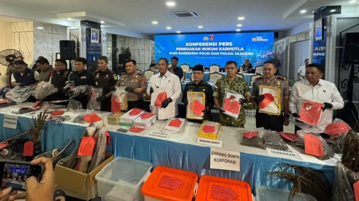 Bareskrim Tetapkan 245 Orang dan 20 Korporasi Tersangka Kasus Karhutla