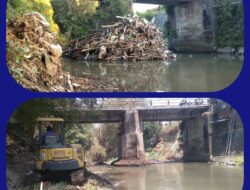 Mengantisipasi Banjir, Sampah dan Sedimen di Sungai Dilakukan Pembersihan