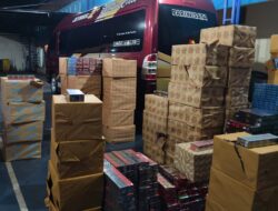 Bea Cukai Malang Gerebek Mobil Membawa 1,49 Juta Batang Rokok Ilegal, Senilai Rp 1,1 Miliar 