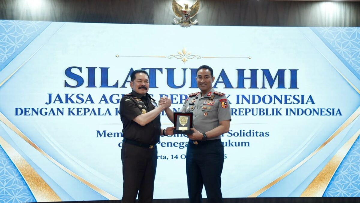 Menemui Jaksa Agung, Kapolri Suyudi Akan Kolaborasi dalam Penegakan Hukum