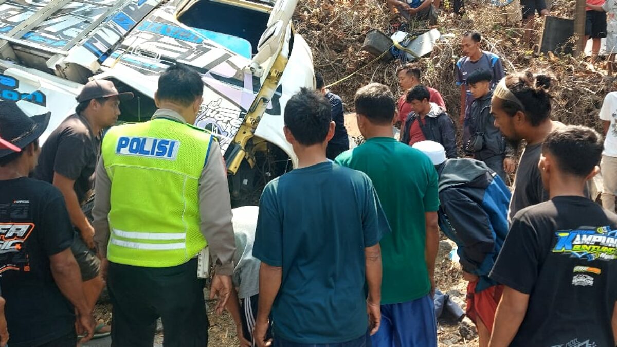 Diduga Rem Blong di Jalur Menurun Druju,  Satu Orang Tewas di Lokasi