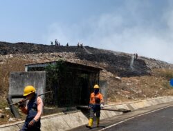 Kebakaran TPA Supit Urang  Mereda, Diduga Akibat Pembakaran Sampah