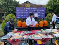Polres Malang Pamer Keberhasilan Pengungkapan Sejumlah Tindak Pidana Kejahatan