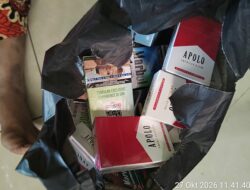 Hanya Menyasar Pedagang, Bea Cukai Malang Sita 622 Bungkus Rokok Tanpa Cukai