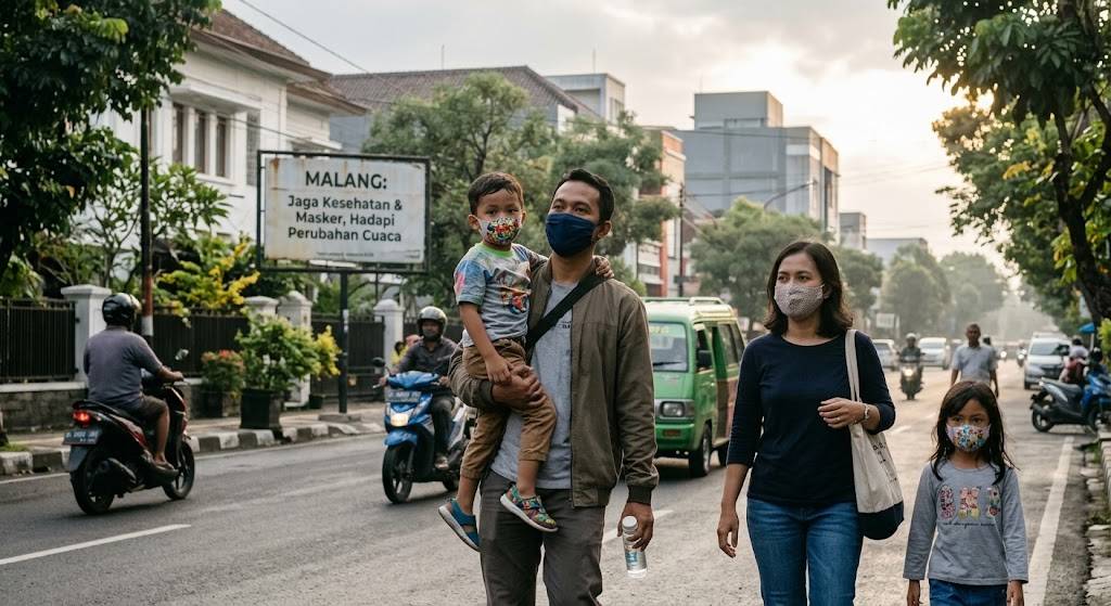 Warga Malang menjaga kesehatan saat musim pancaroba dan influenza